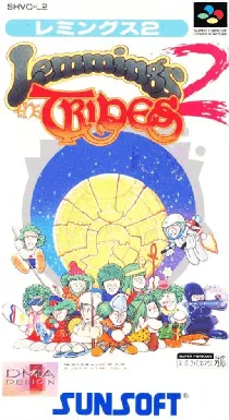 Lemmings 2 - The Tribes (Japan) box cover front